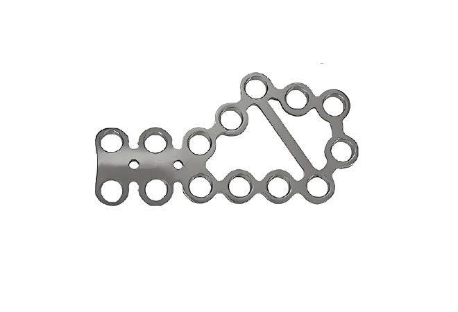 Блокуюча пластина для п’яткової кістки (тип III) (з отворами під гвинти з потайною голівкою) анатомічна Jinlu